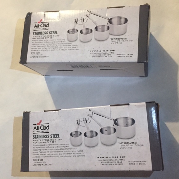 2 sets All Clad measuring cups - Picture 2 of 6